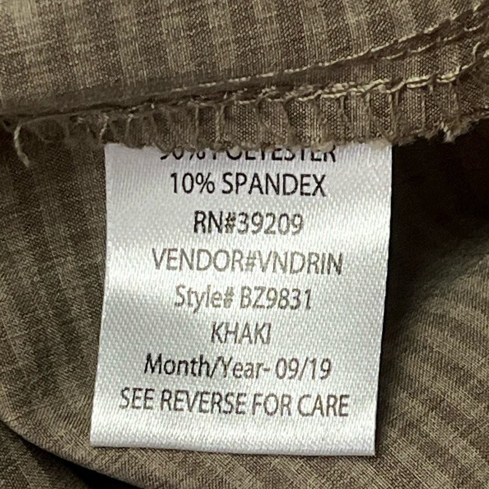 Burnside Hybrid Series Land+Sea men’s shorts in khaki, size 34, length 21” - Picture 8 of 8